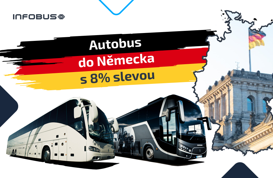 Autobus do Německa s 8% slevou!