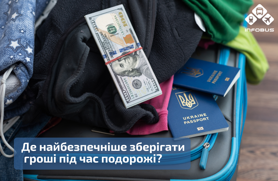Де найбезпечніше зберігати гроші під час подорожі?