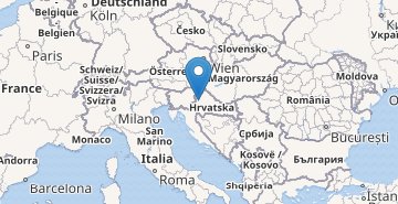 Χάρτης Croatia