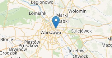 Kaart Warszawa